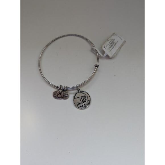 Alex and Ani Tree Hugger Charm Bangle – Silver Tone NWT Eco-Conscious Collection - Picture 3 of 3